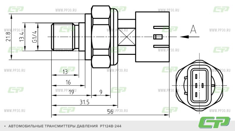 PT124B-244 схема