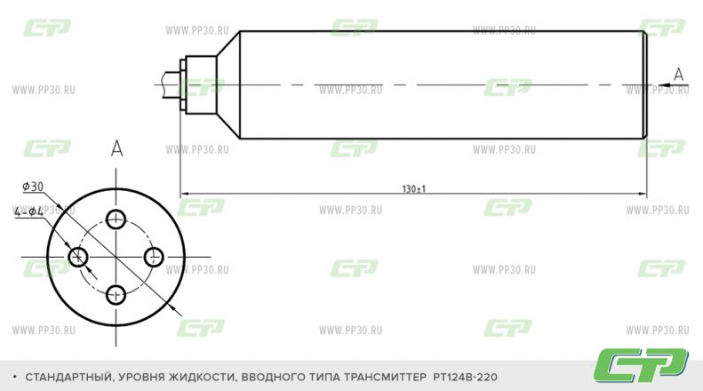 РТ124В-220 схема