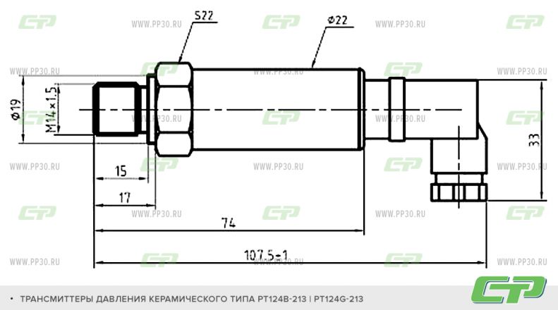 PT124B-213 PT124G-213 схема