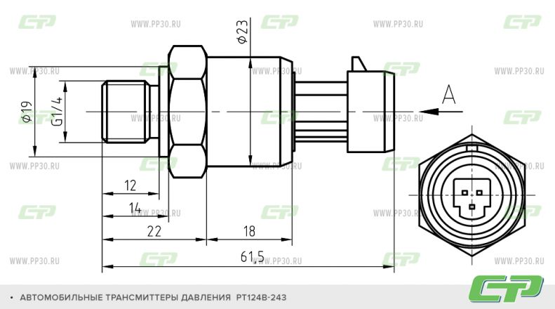 PT124B-243 схема