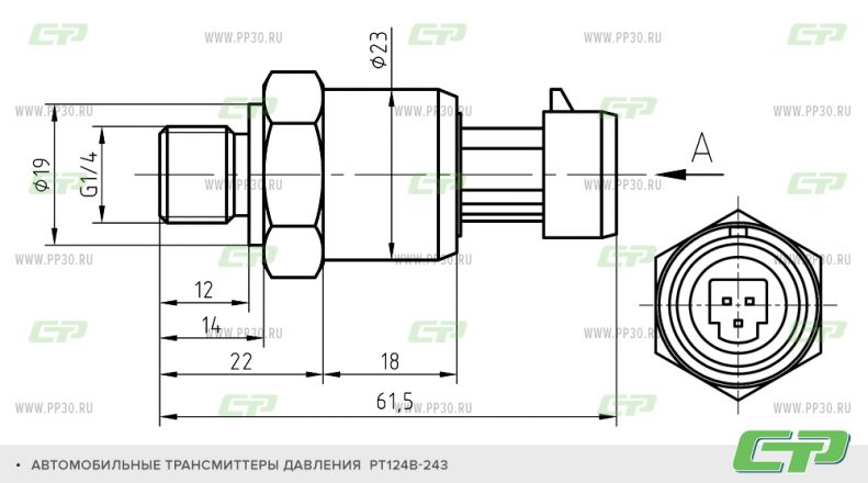 PT124B-243 схема