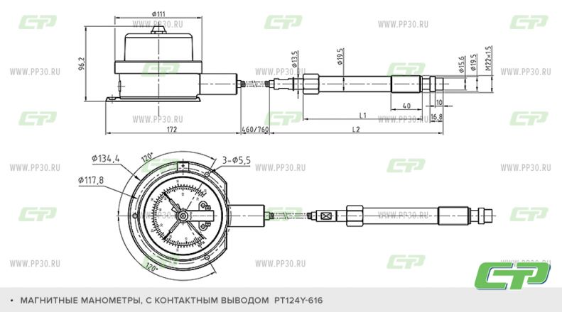 РТ124Y-616 схема