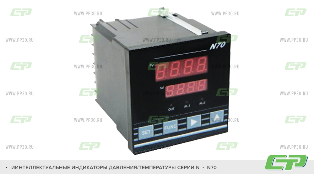 Интеллектуальные индикаторы давления/температуры серии N N70 | N80 | N90